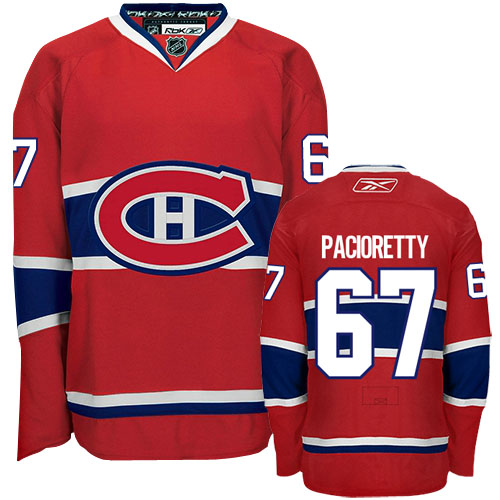 Best Quality Montreal Canadiens 67 Max Pacioretty Red NHL Hockey Jersey